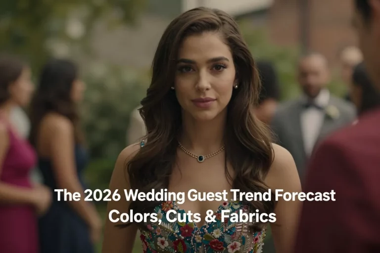 The 2026 Wedding Guest Trend Forecast (Colors, Cuts & Fabrics)