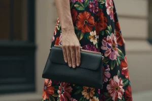 How to Style Your Clutch for a Floral Dress Ensemble