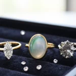 Dare to Dazzle Unique Engagement Rings: Marquise, Moss Agate & More