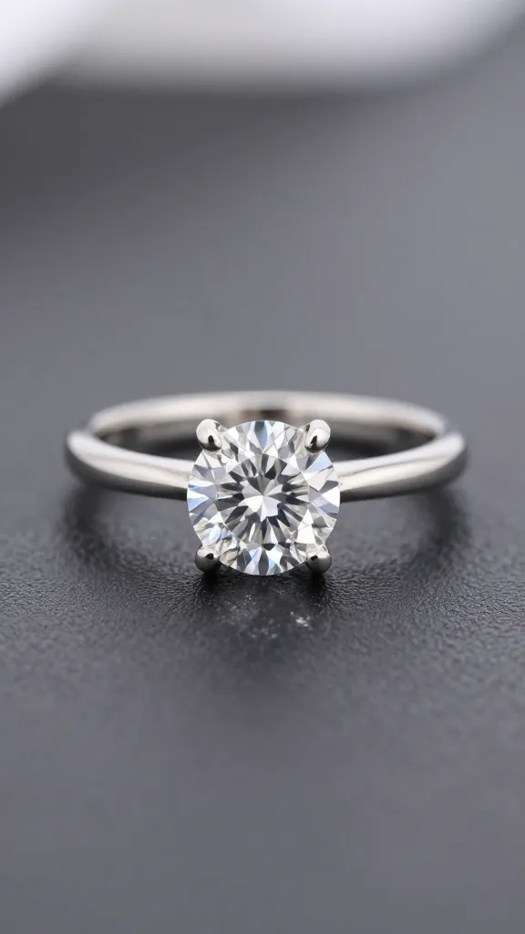 marquise diamond solitaire on delicate platinum band