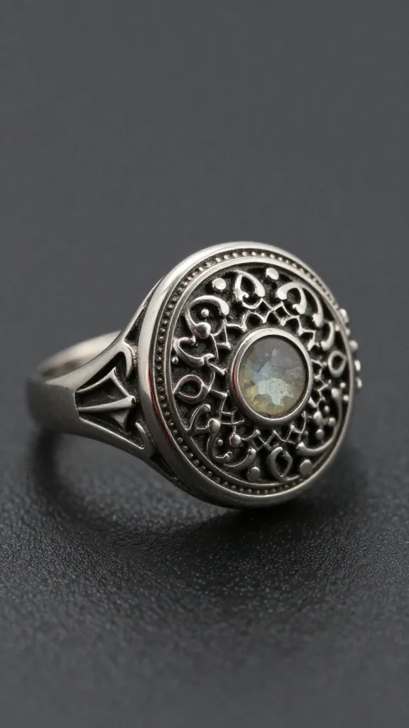 Edwardian filigree solitaire ring, milgrain details, macro