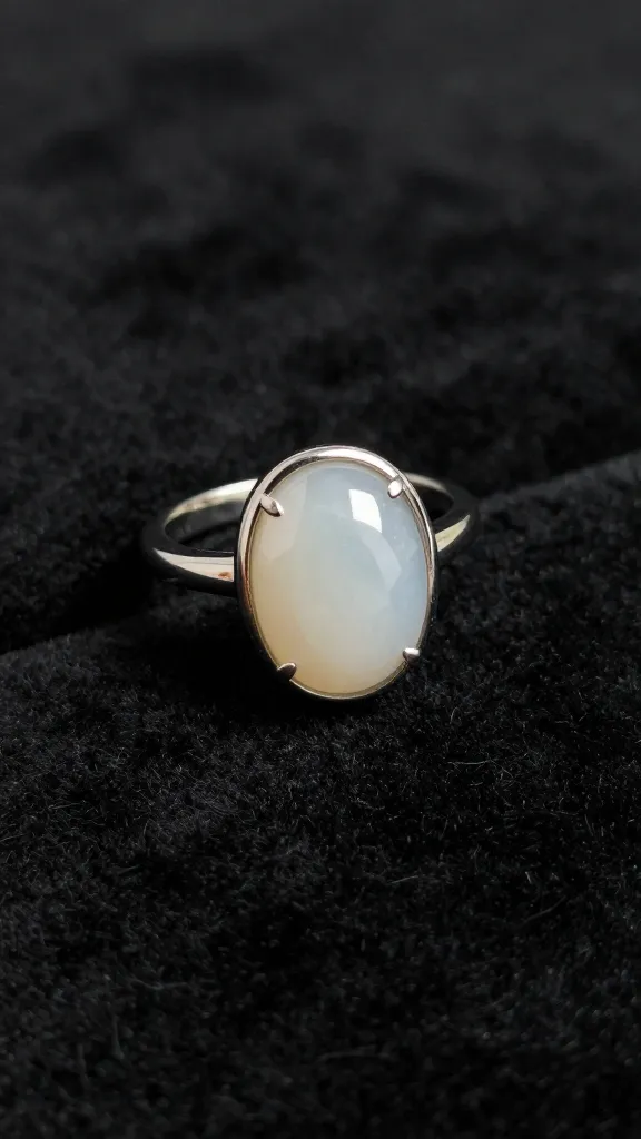 marquise bezel-set ring against black suede backdrop