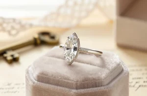 Stunning Affordable Marquise Engagement Rings with Vintage Style