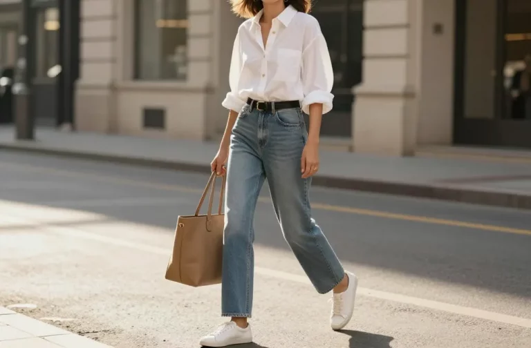 Viral Style Guide 10 Loose Button Up Shirt Outfits Women Will Love