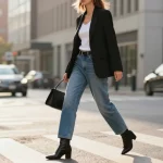 12 Loose Jeans Outfits That Mix Comfort with Chic Now