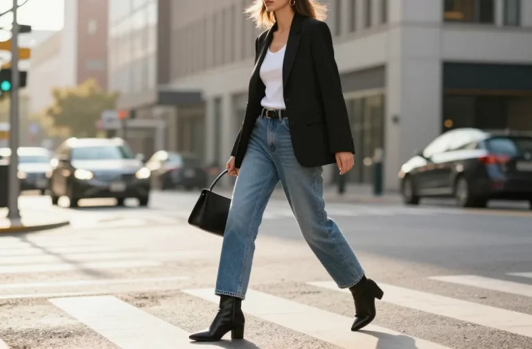 12 Loose Jeans Outfits That Mix Comfort with Chic Now
