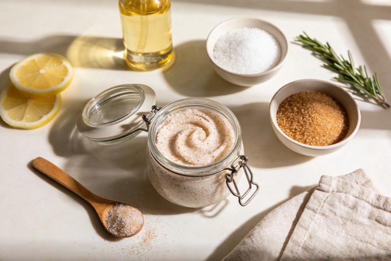 Glow Now Step-by-Step Homemade Sugar Scrub for Beginners