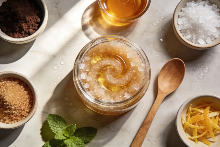 How to Make a Homemade Body Scrub with Simple Ingredients That Glow