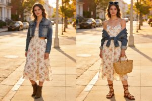 Effortless Transitions: From Floral Spring Dresses to Casual Summer Dress Outfits Now Easy