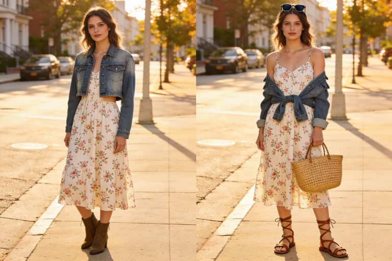 Effortless Transitions: From Floral Spring Dresses to Casual Summer Dress Outfits Now Easy