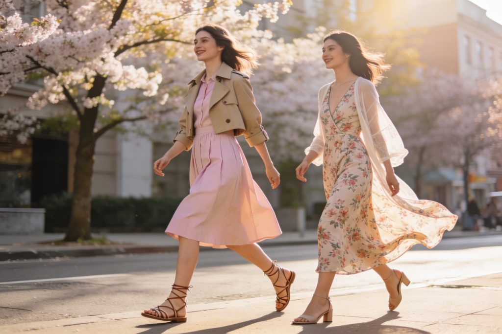 Light Layers & Flowy Lines: How to Style Midi and Maxi Dresses for Spring