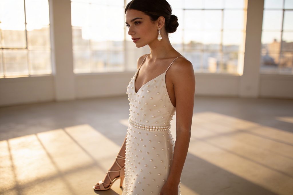 12 Pearl Simple Wedding Dress Ideas for the Modern Bride You’Ll Love