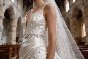 15 Pearl Beaded Wedding Dress Designs for a Luxe Bridal Glow: Sparkle Edition