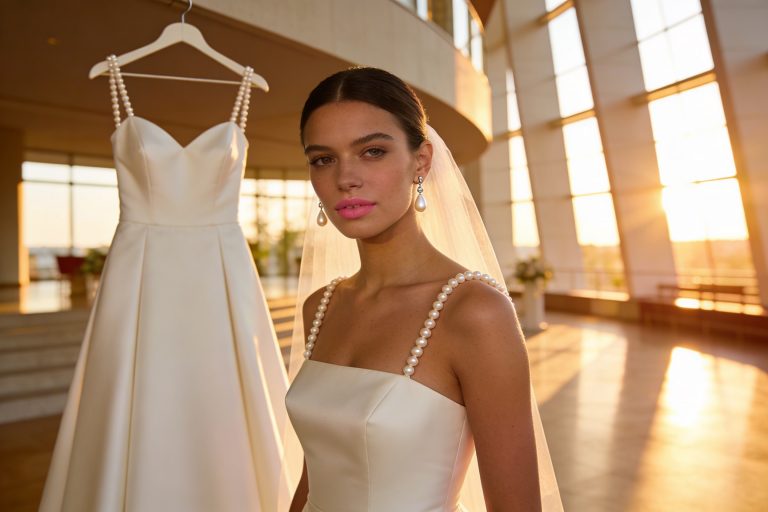12 Wedding Dress with Pearl Straps That Elevate the Entire Look: Bridal Glow Up
