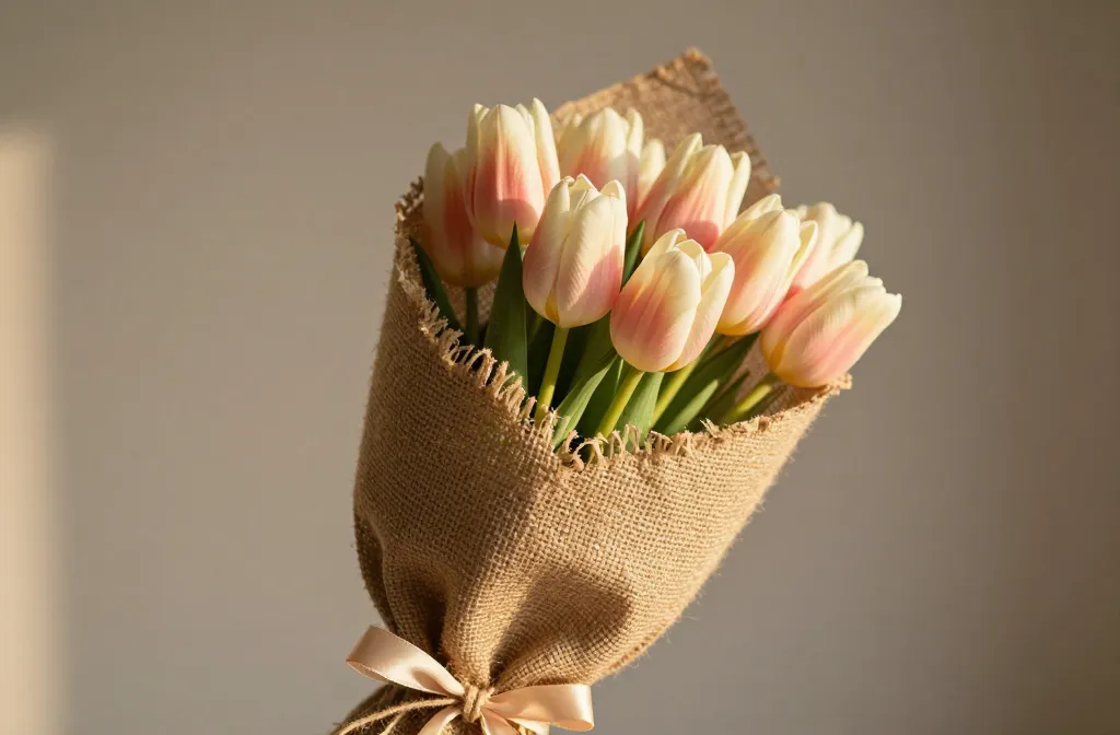 10 Diy Tulip Bouquet Wrap Ideas for a Beautiful Handmade Gift: Gorgeous Gift Wraps