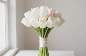12 Tulip Wedding Bouquet Ideas for a Minimal Romantic Look Unveiled