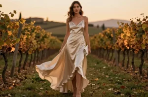 October Wedding Guest Dress: Velvet Evening Glam