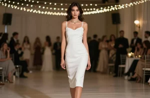 Little White Reception Dress: Effortless Glam in 60 Seconds