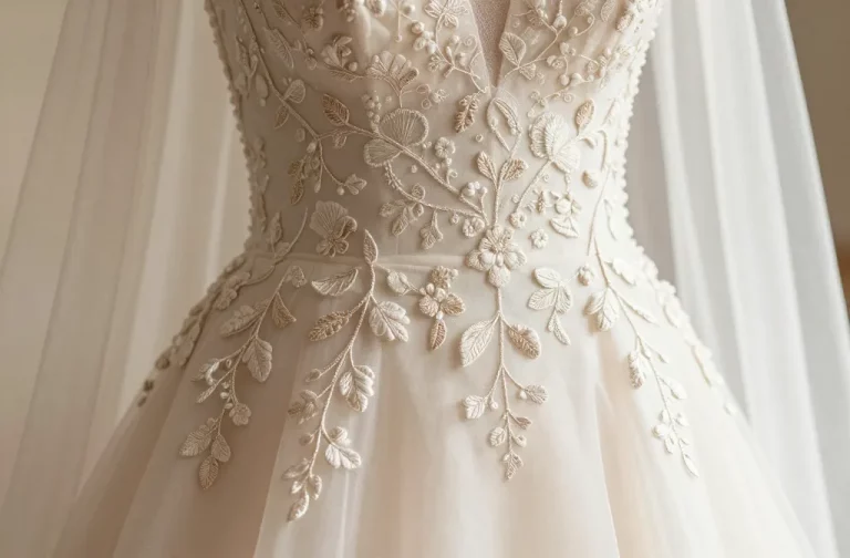 Wedding Dress Embroidery: Timeless Details for Your Gown