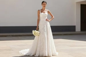 Simple White Wedding Dress No Lace: Effortless Elegance