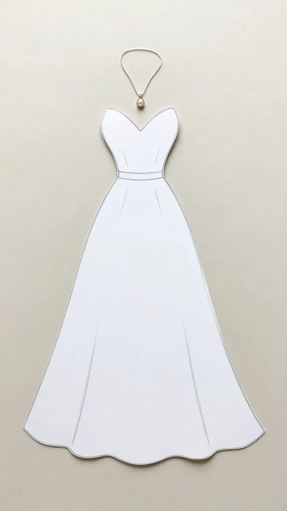 A minimalist flat lay of bridal accessories next to a stand up collar wedding dress silhouette sketch, no text, neutral tones, showcasing how the collar functions like a built-in necklace.