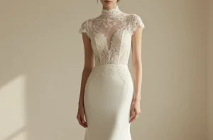 High Neck Wedding Dress: Timeless Glam for Your Big Day