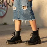 8 Denim Skirt and Doc Martens Outfits You'Ll Want to Copy Immediately: Must-See Looks
