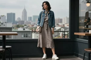 9 Gloomy Summer Outfit Ideas for Overcast Days That Pop