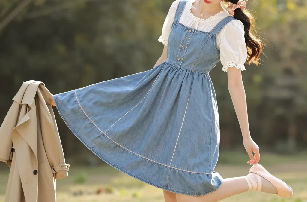 Cute Denim Outfits with a Romantic Twist: Dreamy Style