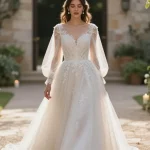 Ethereal Wedding Dress Ideas for a Soft and Romantic Bridal Look: Dreamy Gowns