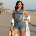 17 Casual Short Denim Jumpsuit Looks for Women: Fresh Ways to Wear