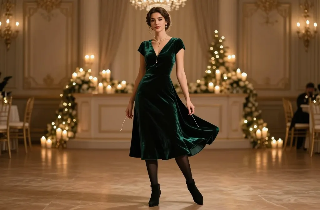Best Wedding Guest Dresses for Winter: Velvet & Velvet Glow Up