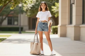 How to Make Simple Summer Outfits Look More Put Together for School Effortlessly