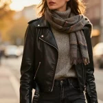 How to Wear a Leather Jacket in Autumn Like a Pro