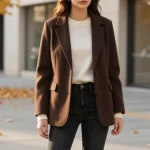 How to Style a Brown Jacket for Fall That Slays