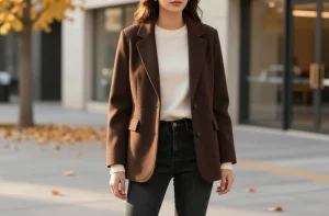 How to Style a Brown Jacket for Fall That Slays
