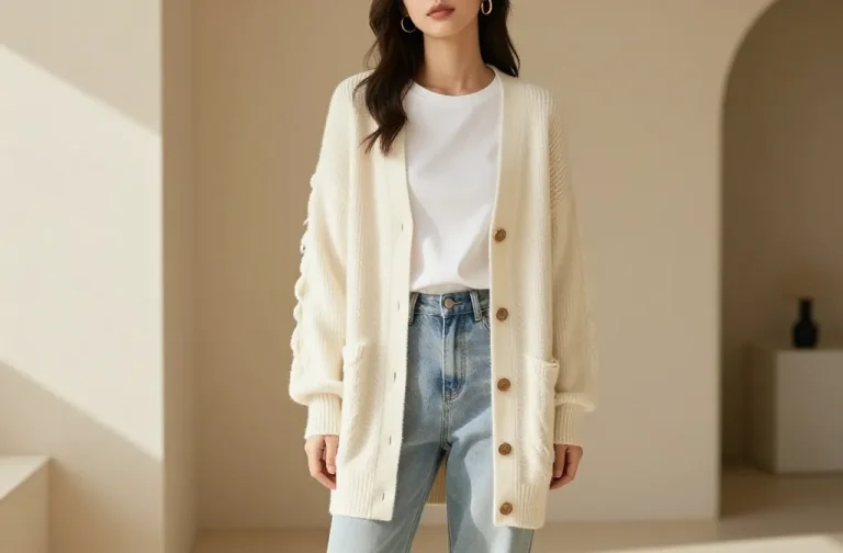 14 Knit Cardigan Outfit Ideas That Feel Cozy but Look Put-Together: Cozy Knit Staples