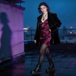 13 Dark Feminine Outfits with Doc Martens for an Edgy Romantic Look: Velvet & Leather Night