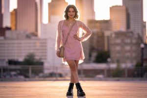 12 Soft Feminine Outfits with Doc Martens for a Pretty-Meets-Edgy Look: Chic & Sweet Edge