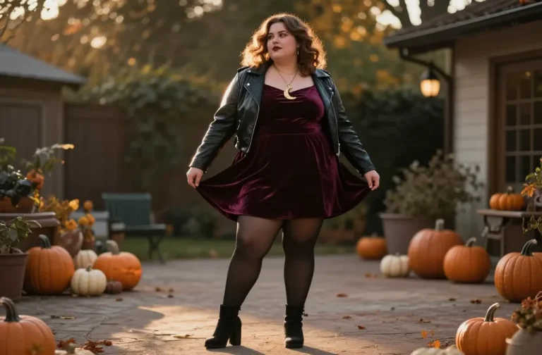 17 Plus Size Witchy Thanksgiving Outfit Ideas From Dresses to Cozy Layers: Bold & Cozy Picks