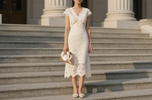 15 Courthouse Wedding Dresses to Style with Flats, Heels, or Boots: Chic Delights