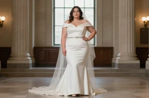 15 Plus Size Courthouse Wedding Dresses for Every Bridal Style You’Ll Love